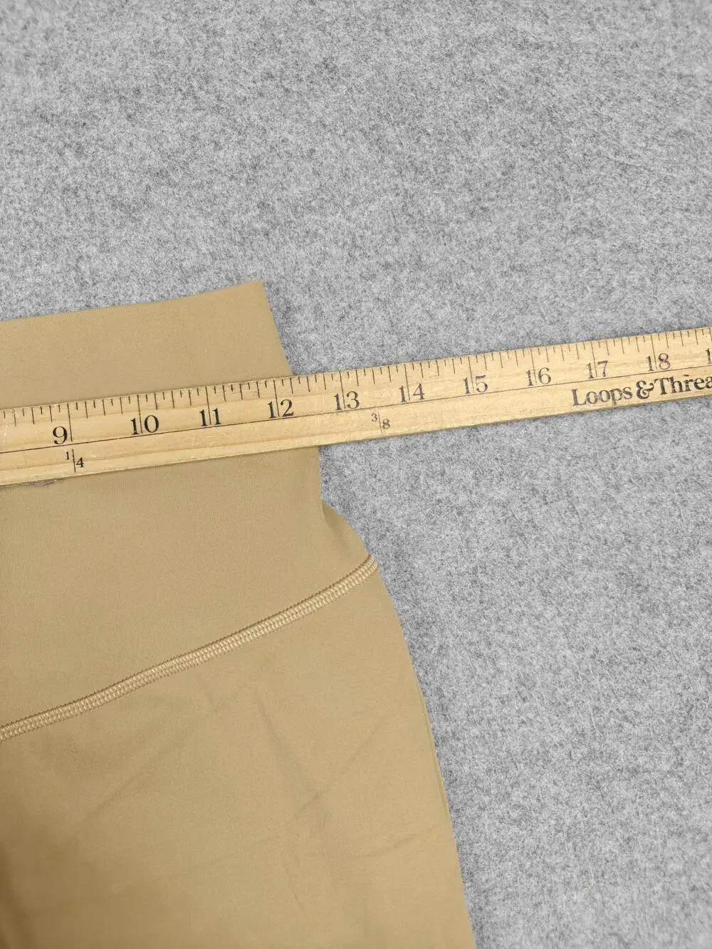 Lululemon Skirt Womens 6 Beige Midi High Waist Built-In Shorts Athletic Yoga